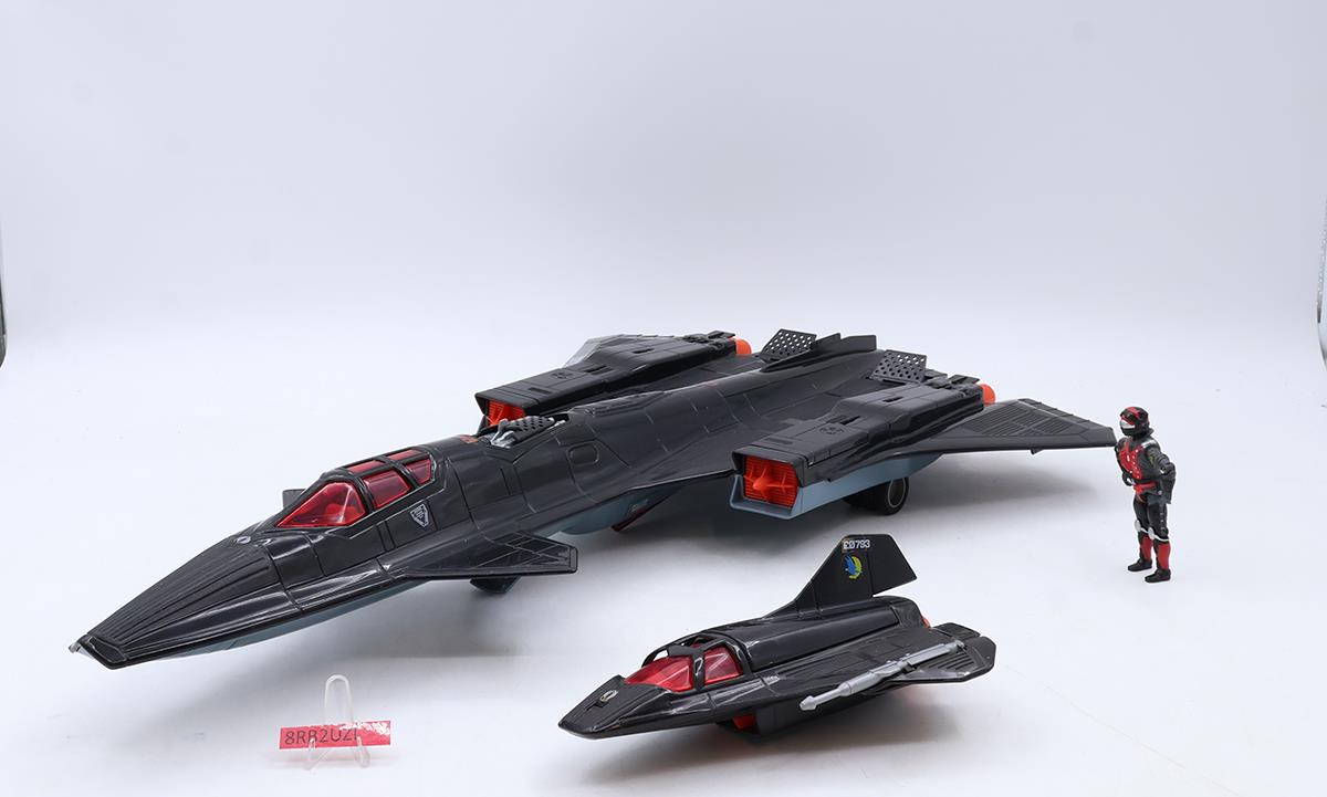 Cobra Night Raven S3P W/ Strato-Viper 100% Complete GI Joe 1986 Hasbro Vehicle