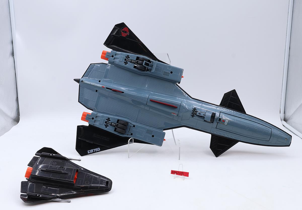 Cobra Night Raven S3P W/ Strato-Viper 100% Complete GI Joe 1986 Hasbro Vehicle