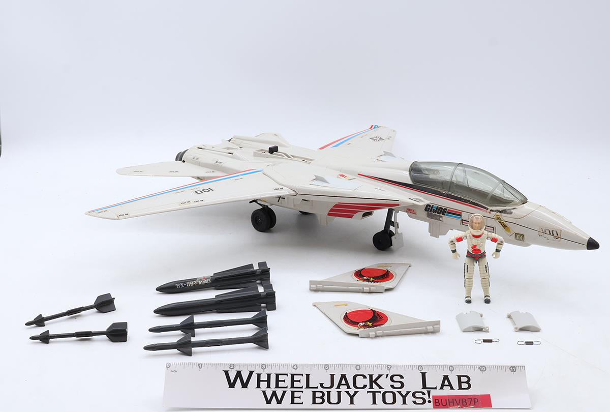 Skystriker XP-14F Combat Jet W/ Ace G.I. Joe 1983 Hasbro Action Figure Vehicle