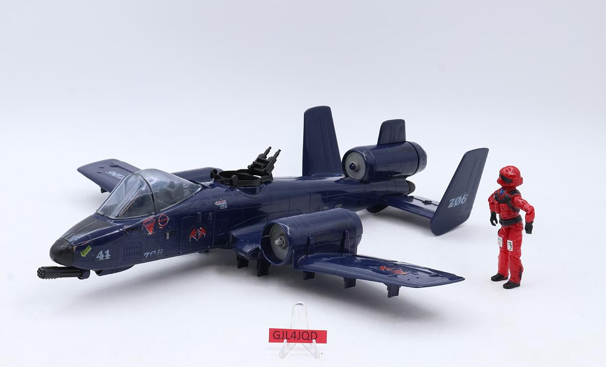 Cobra Rattler W/ Wild Weasel GI Joe 1984 Hasbro Vintage Action Figure Vehicle