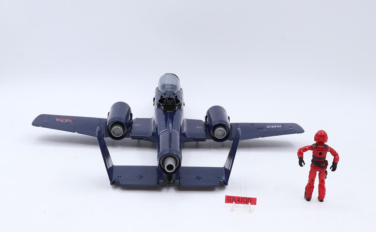 Cobra Rattler W/ Wild Weasel GI Joe 1984 Hasbro Vintage Action Figure Vehicle