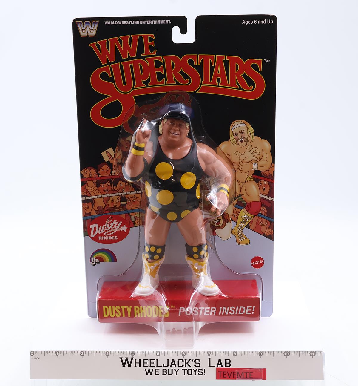 Dusty Rhodes (Black Chase) WWE Super Stars Mattel LJN Retro Figure NEW SEALED