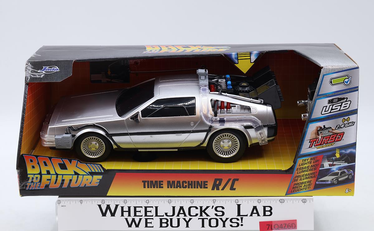 Time Machine DeLorean R/C Back to the Future Jada 1:16 NEW SEALED