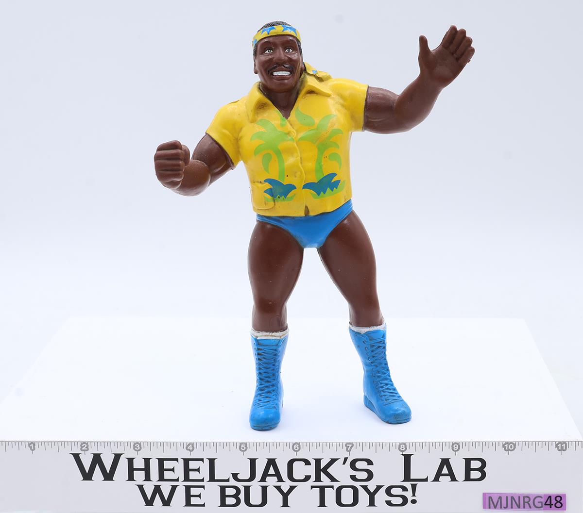 S.D. Jones 1986 WWF LJN Titan Sports 8" Vintage Wrestling Action Figure Hawaiian