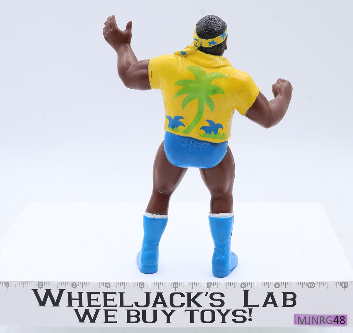 S.D. Jones 1986 WWF LJN Titan Sports 8" Vintage Wrestling Action Figure Hawaiian