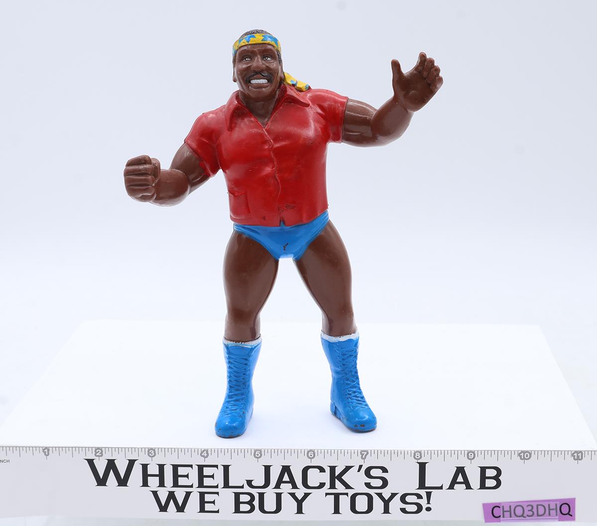 S.D. Jones 1986 WWF LJN Titan Sports 8" Vintage Wrestling Superstars RED SHIRT