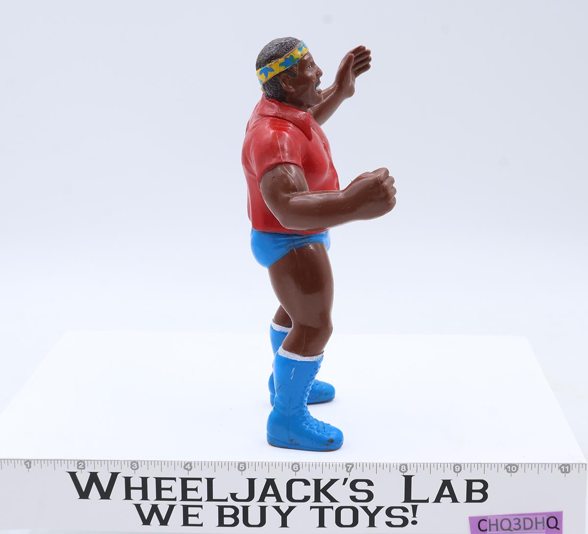 S.D. Jones 1986 WWF LJN Titan Sports 8" Vintage Wrestling Superstars RED SHIRT