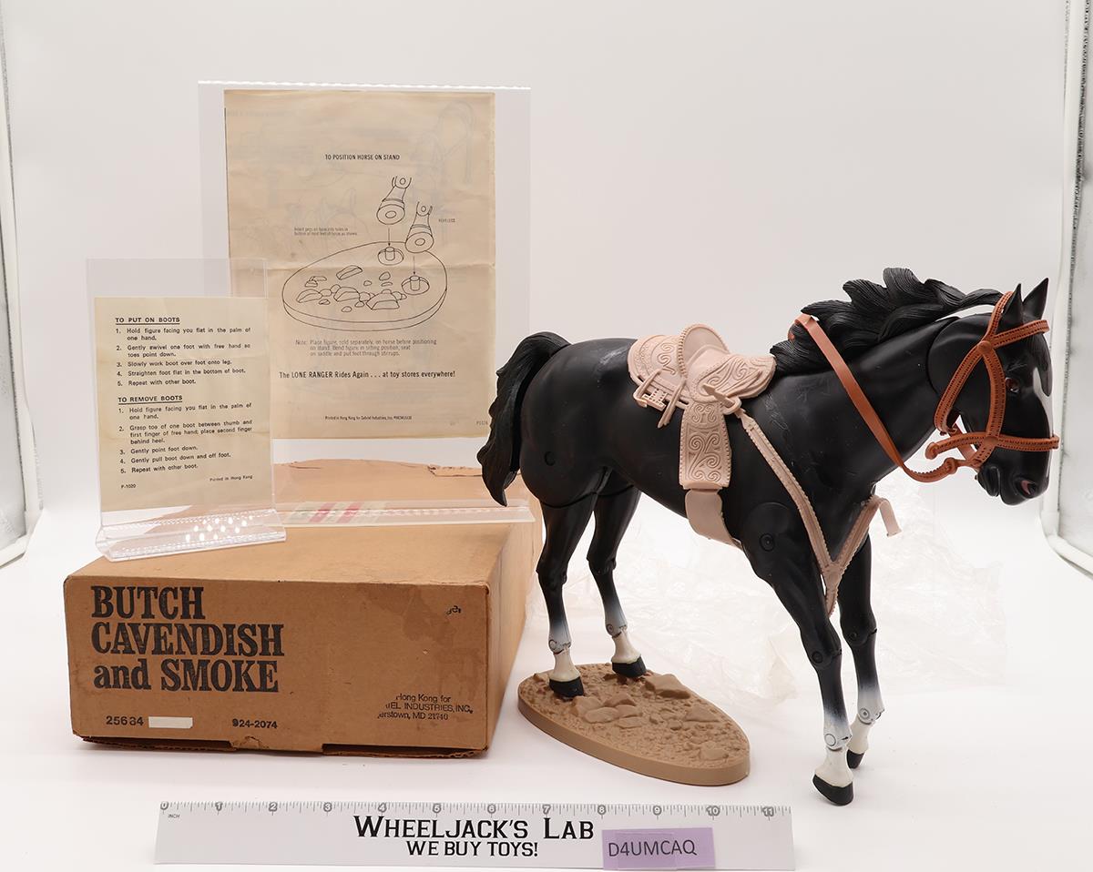 Smoke of Butch Cavendish The Lone Ranger 1973 Gabriel Toys Vintage Action Horse