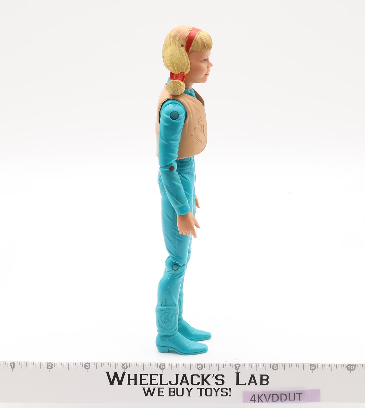 Josie West TURQUOISE 9" Best of the West Johnny West Marx Action Figure Vintage