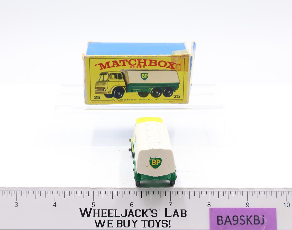 B.P. Tanker Lesney Matchbox Series No. 25 1960's Made In England in Original Box