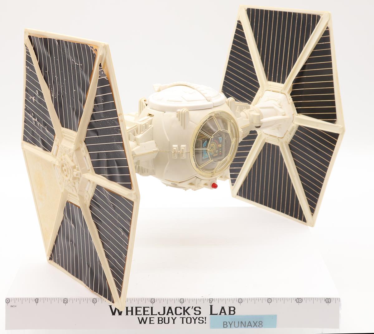 Imperial Tie Fighter WHITE 100% Complete Star Wars 1978 Vintage Kenner Vehicle