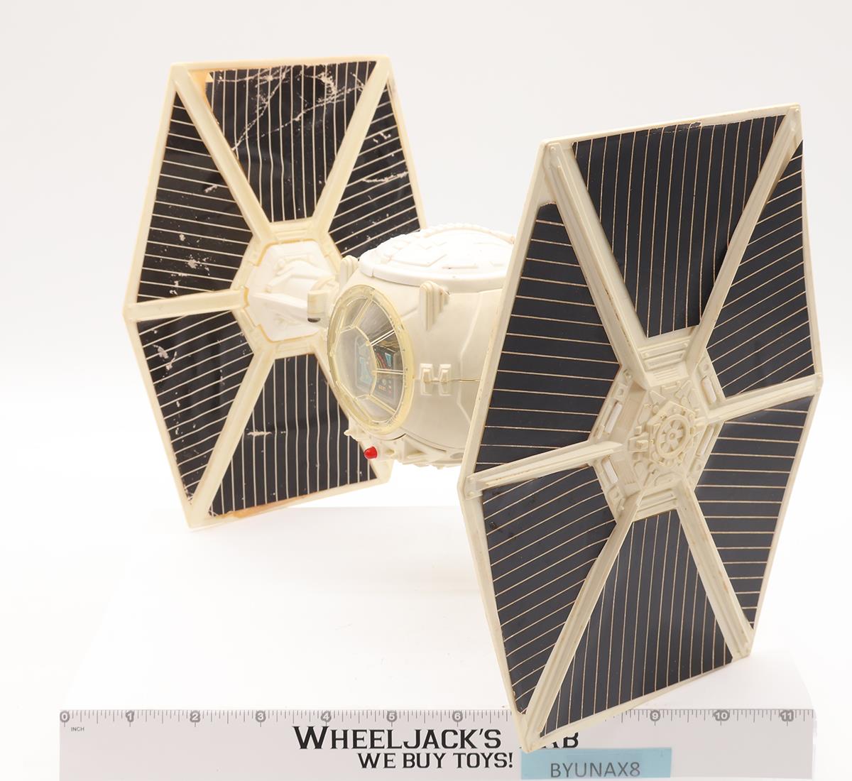 Imperial Tie Fighter WHITE 100% Complete Star Wars 1978 Vintage Kenner Vehicle