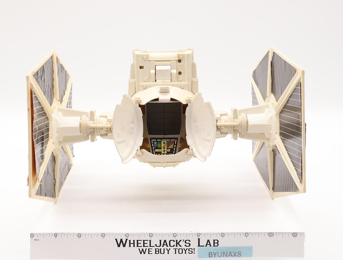 Imperial Tie Fighter WHITE 100% Complete Star Wars 1978 Vintage Kenner Vehicle