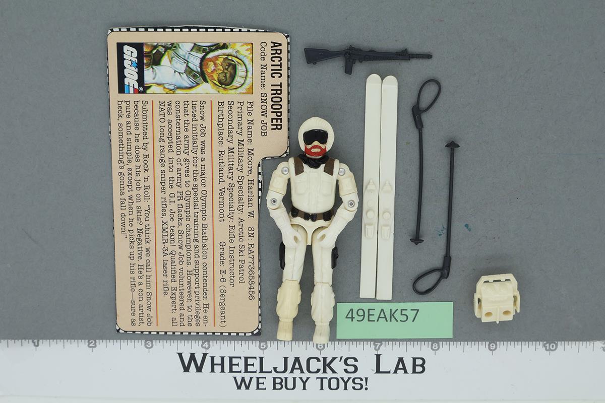 Snow Job V1 100% Complete G.I. Joe 1983 Hasbro Vintage Action Figure