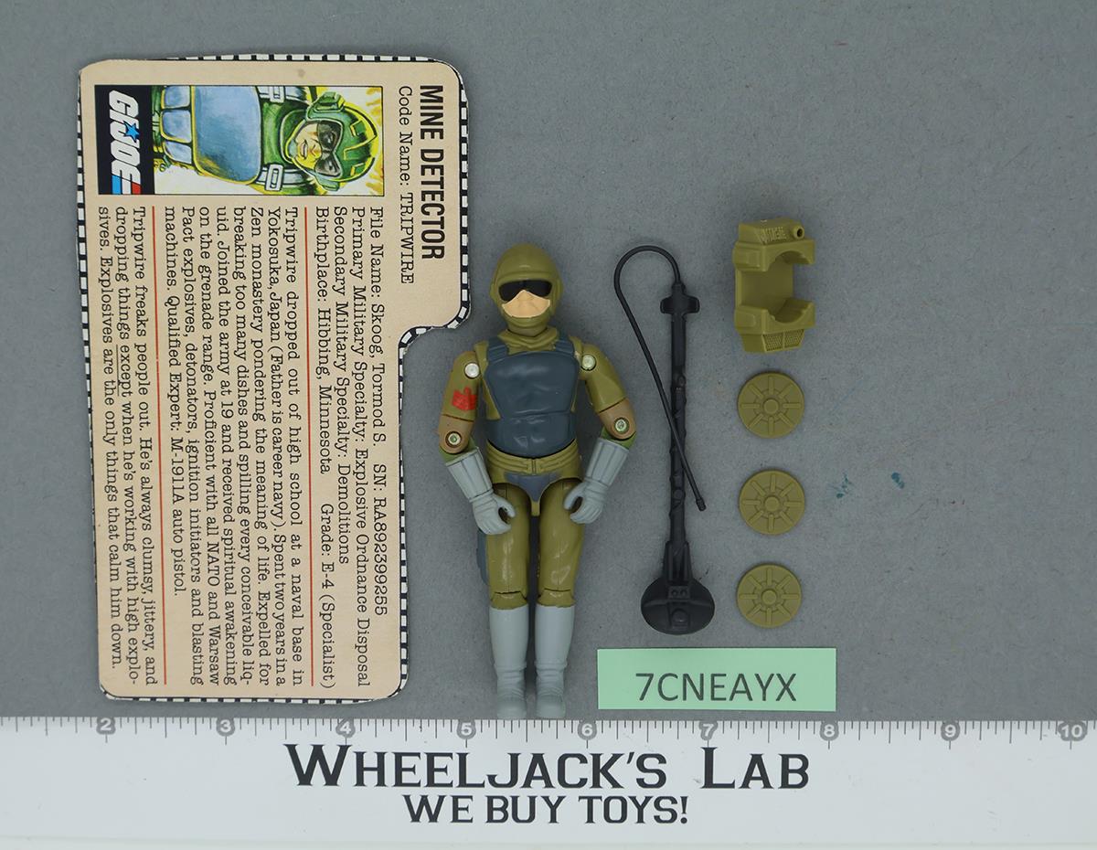 Tripwire V1 100% Complete G.I. Joe 1983 Hasbro Vintage Action Figure
