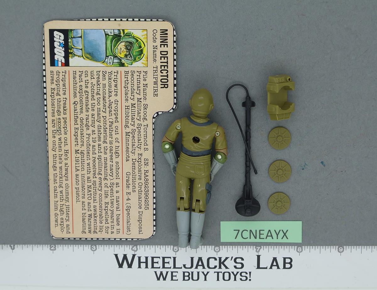 Tripwire V1 100% Complete G.I. Joe 1983 Hasbro Vintage Action Figure