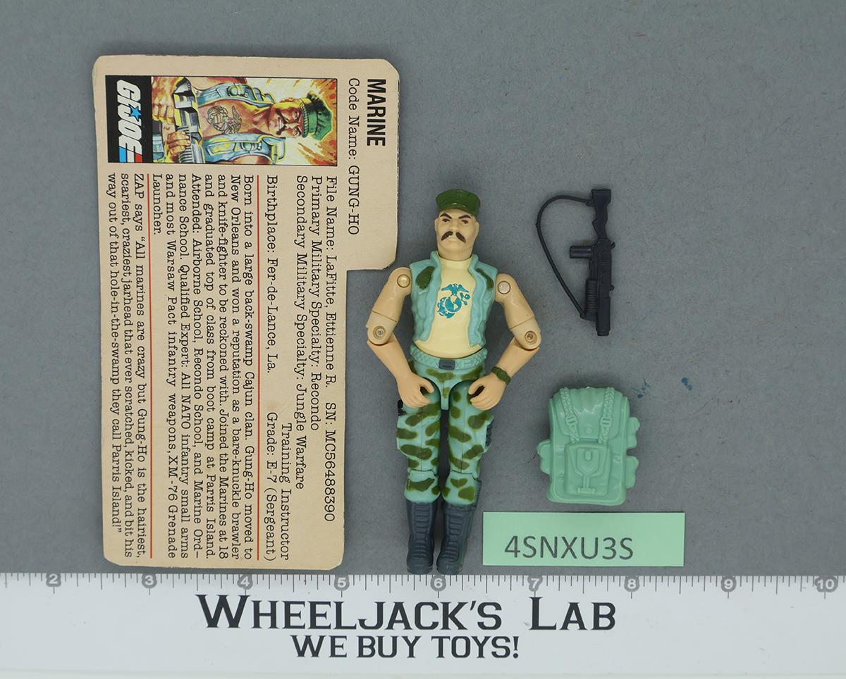 Gung Ho V1 100% Complete G.I. Joe 1983 Hasbro Vintage Figure