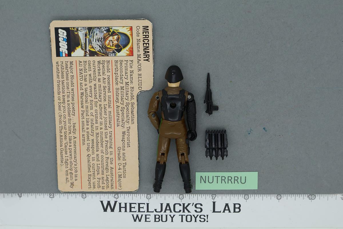 Major Bludd V1 100% Complete 1983 G.I. Joe Hasbro Vintage Action Figure
