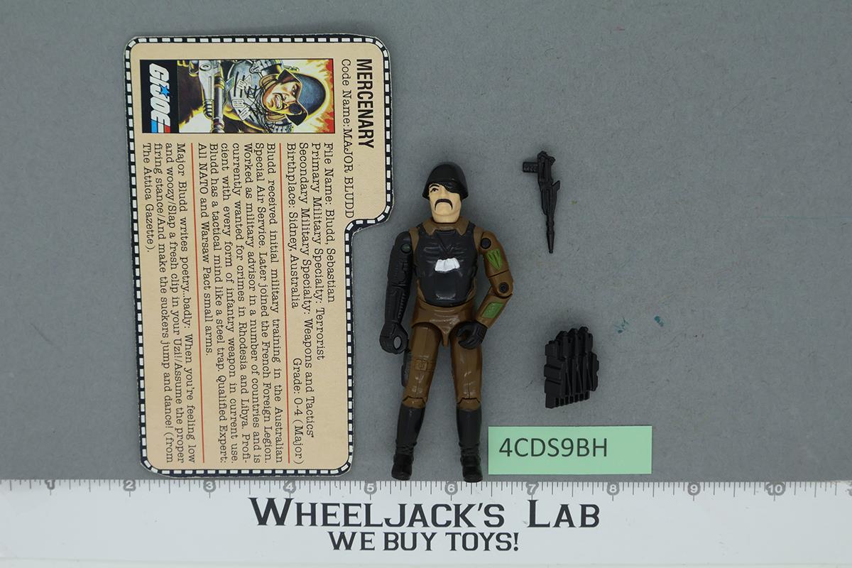 Major Bludd V1 100% Complete 1983 G.I. Joe Hasbro Vintage Action Figure