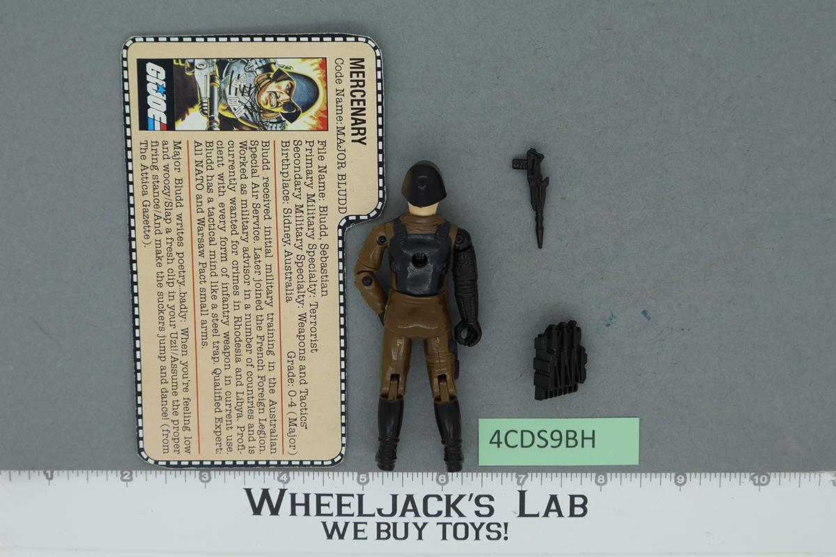 Major Bludd V1 100% Complete 1983 G.I. Joe Hasbro Vintage Action Figure