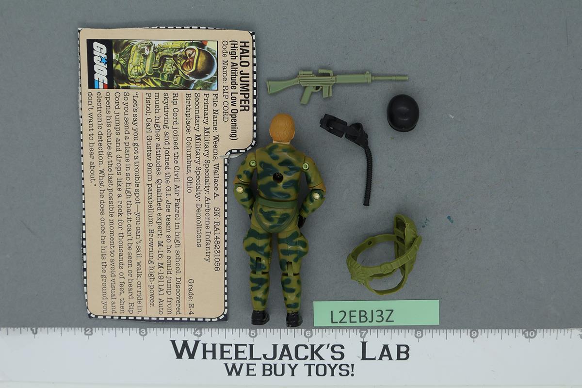 Rip Cord V1 100% Complete G.I. Joe 1984 Hasbro Vintage Action Figure