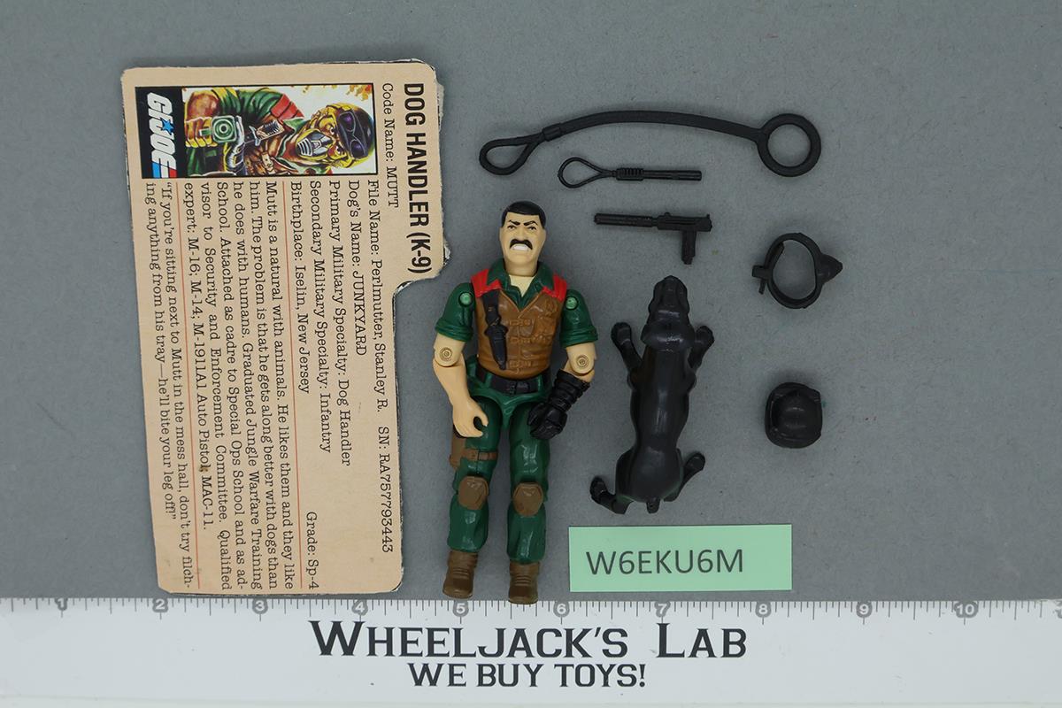 Mutt V1 100% Complete G.I. Joe 1984 Hasbro Vintage Action Figure