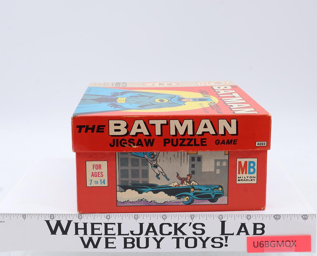 The Batman Jigsaw Puzzle Game Complete 1966 Milton Bradley Vintage