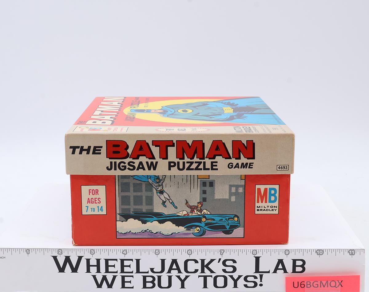 The Batman Jigsaw Puzzle Game Complete 1966 Milton Bradley Vintage