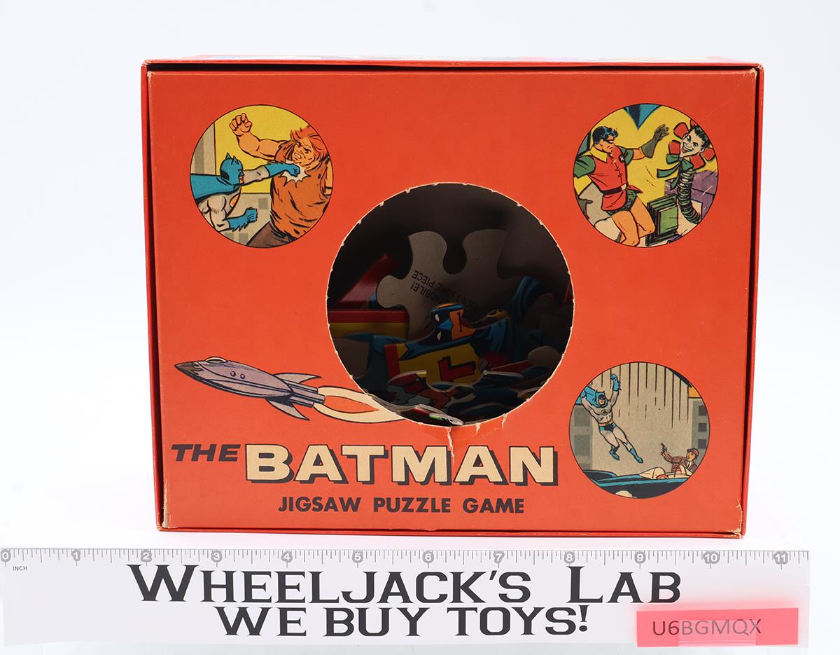 The Batman Jigsaw Puzzle Game Complete 1966 Milton Bradley Vintage