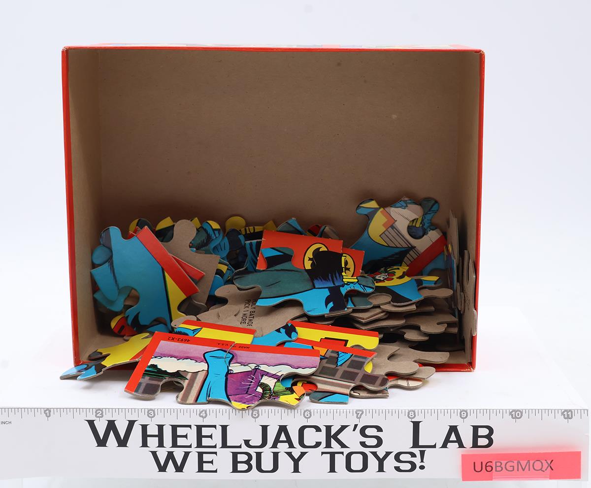 The Batman Jigsaw Puzzle Game Complete 1966 Milton Bradley Vintage