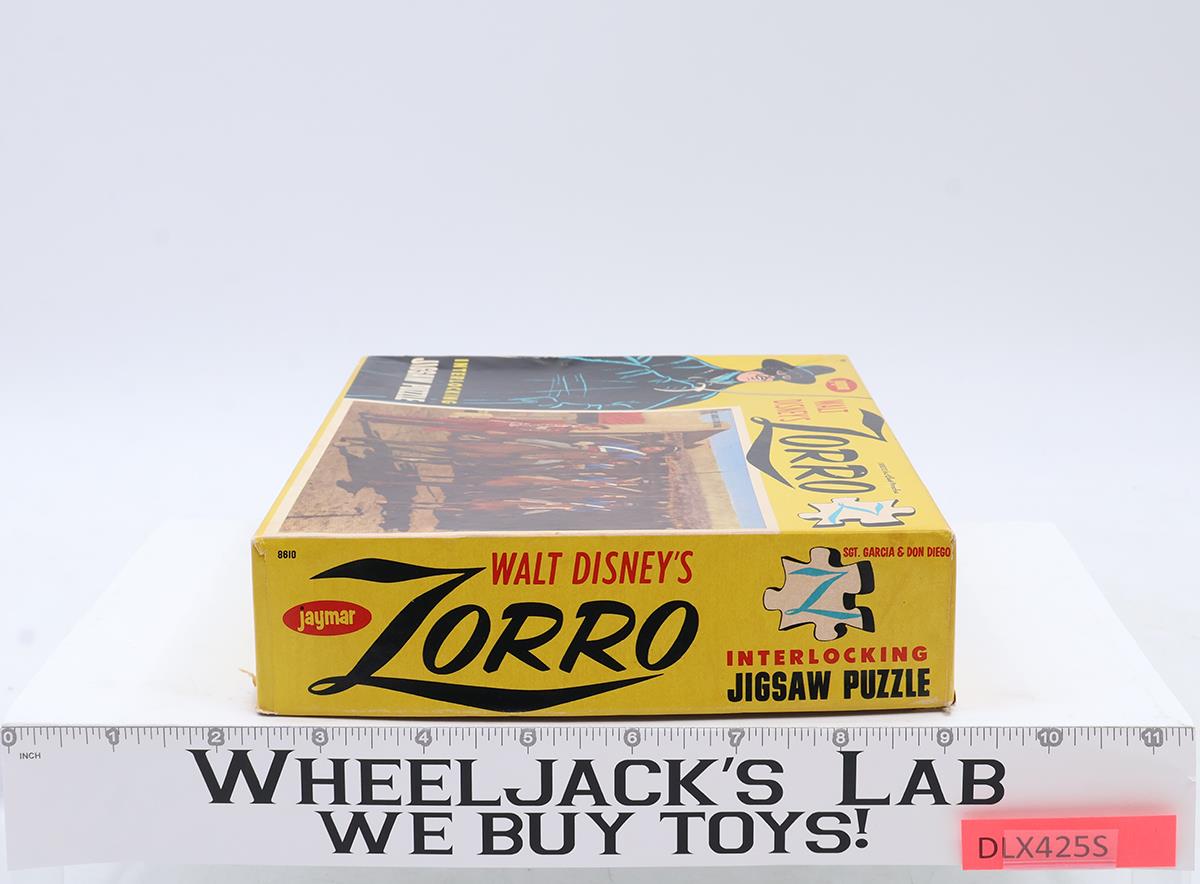 #8610 Sgt. Garcia & Don Diego Zorro Jigsaw Puzzle Jaymar Specialty Co. Vintage