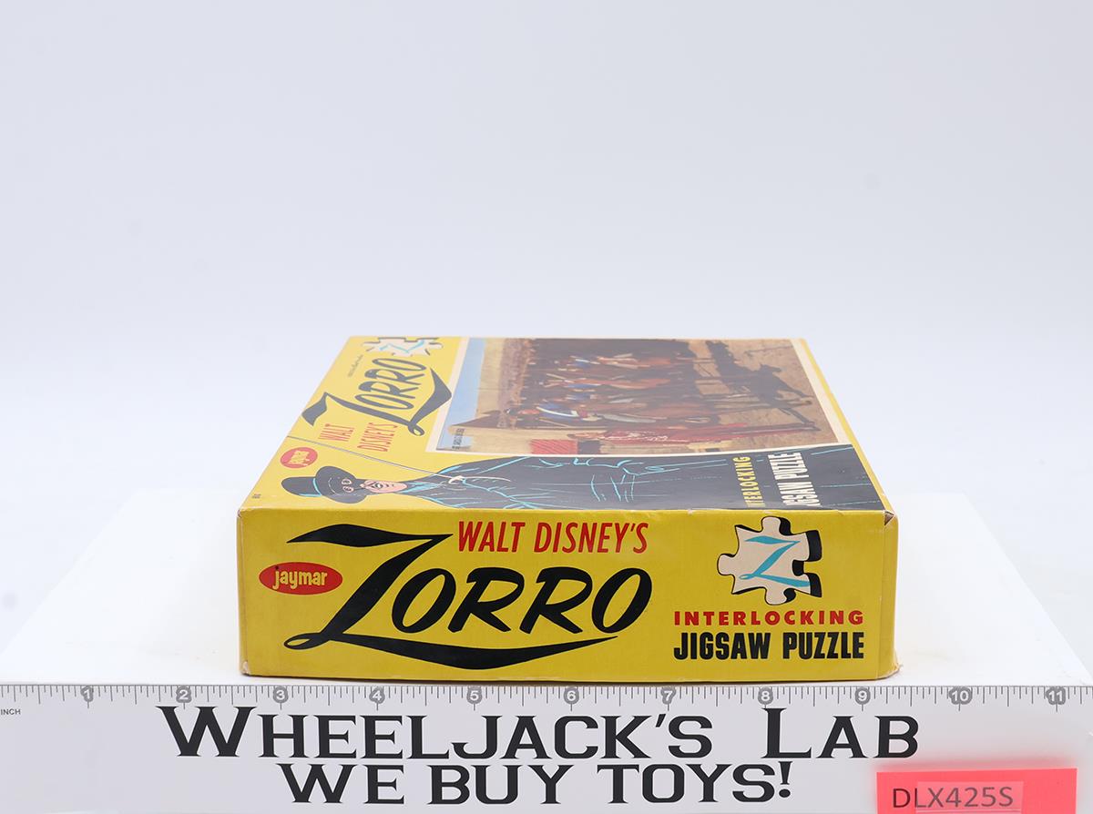 #8610 Sgt. Garcia & Don Diego Zorro Jigsaw Puzzle Jaymar Specialty Co. Vintage