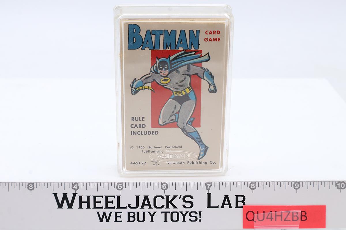 Batman Card Game Complete W/ Case DC Comics Vintage 1966 Whitman Vintage