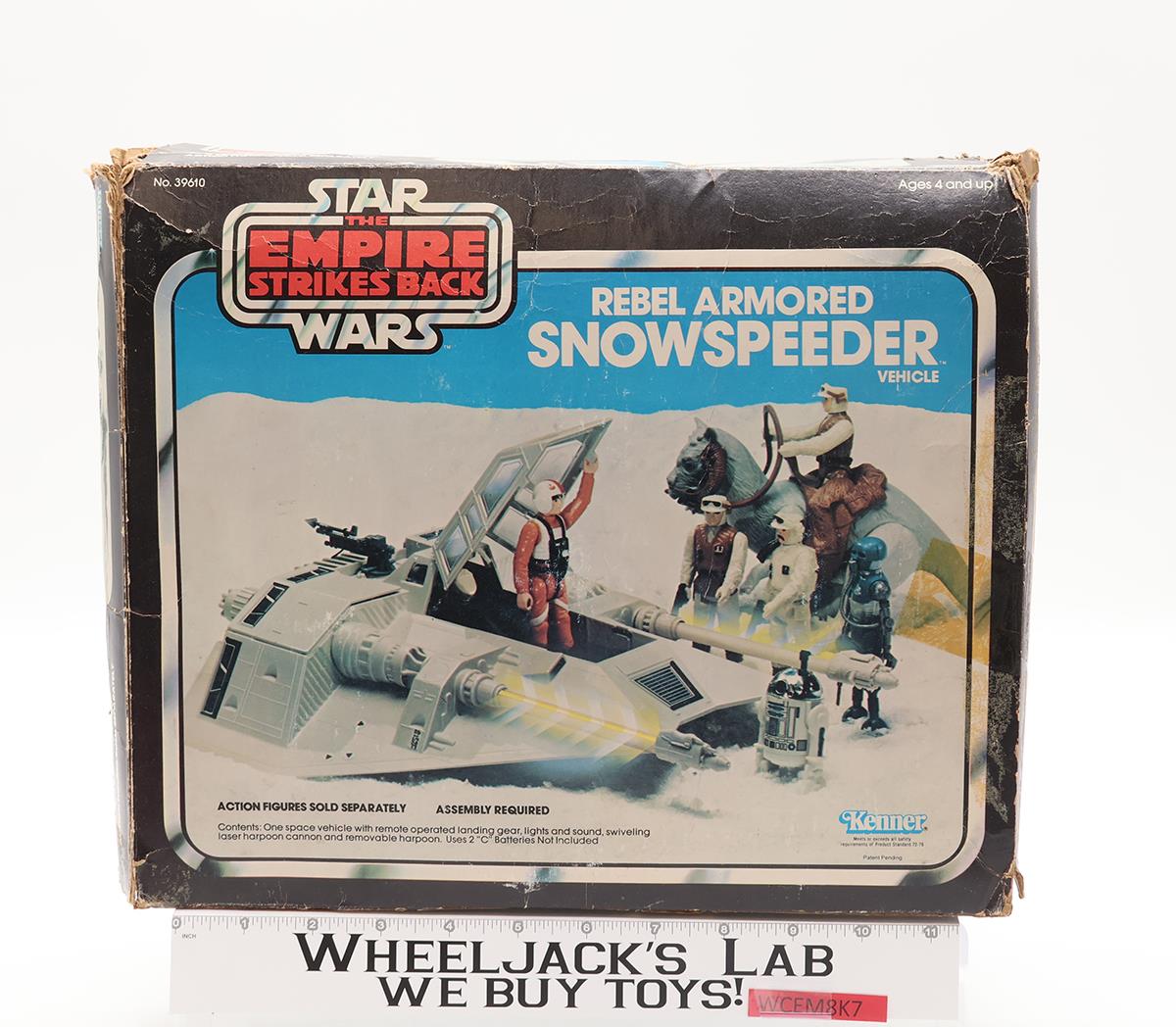 Rebel Armored Snowspeeder Complete W/ Box & Insert Star Wars ESB 1980 Kenner