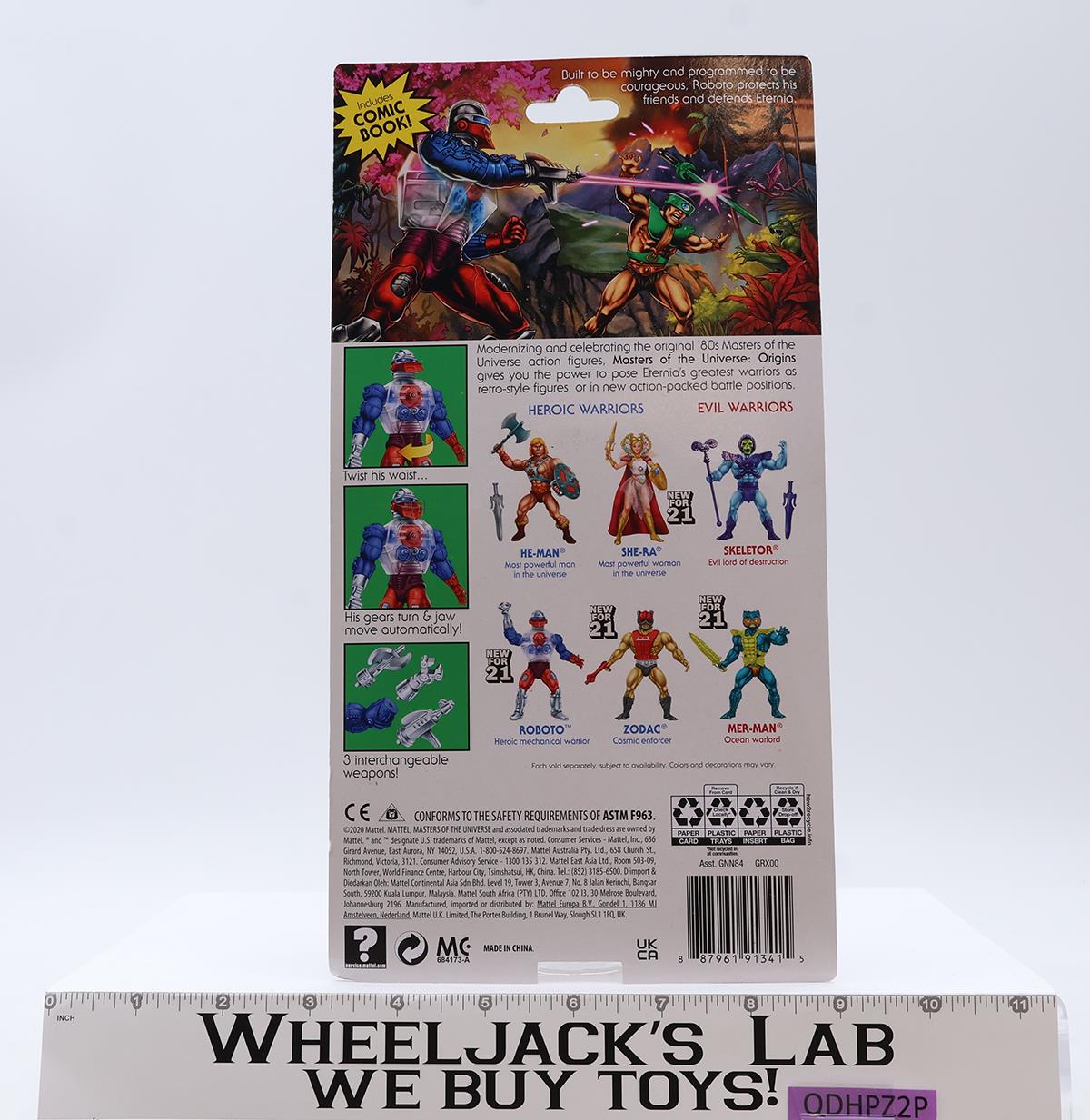 Roboto Masters of the Universe Origins 2020 Mattel Action Figure NEW SEALED