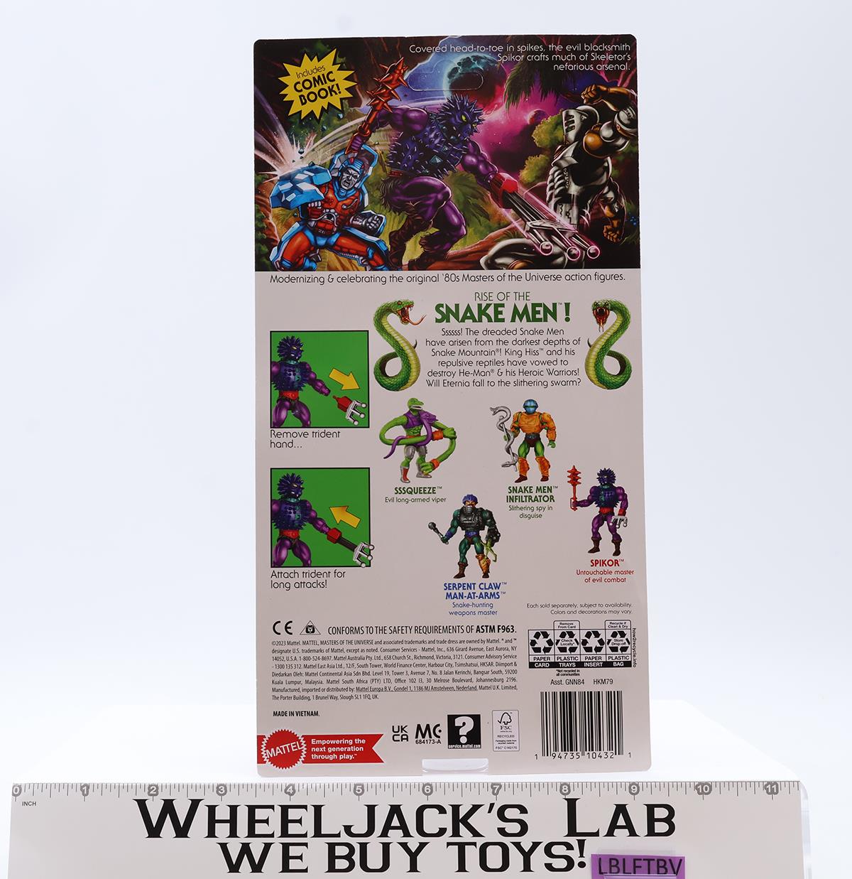 Spikor Masters of the Universe 2023 Mattel Action Figure NEW MOSC SEALED