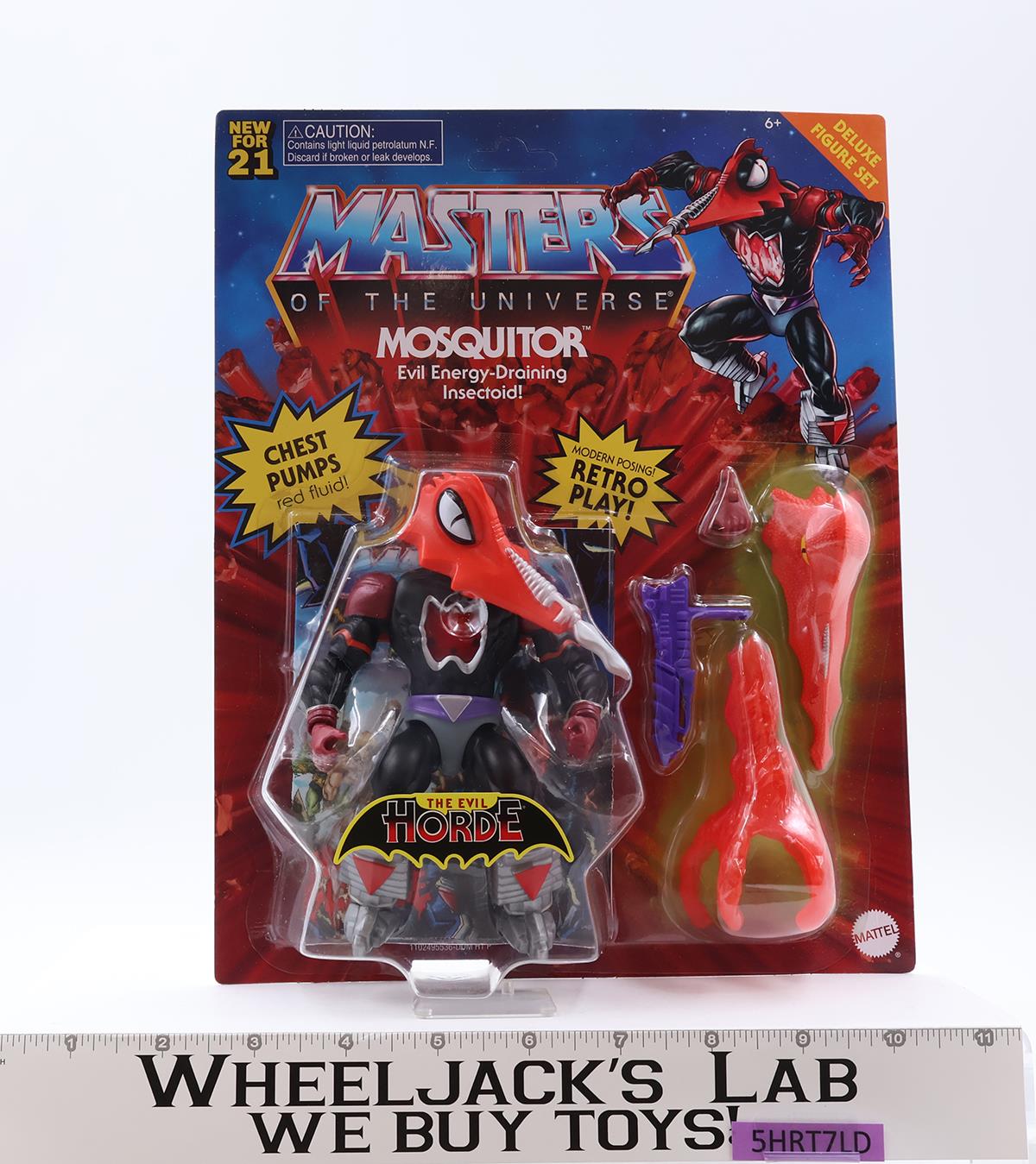 Mosquitor Masters of the Universe 2021 Mattel Action Figure NEW MOSC SEALED