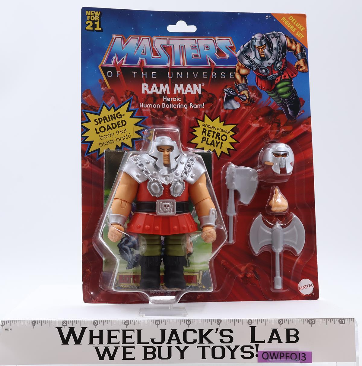 Ram Man Masters of the Universe 2020 Mattel Action Figure NEW MOSC SEALED