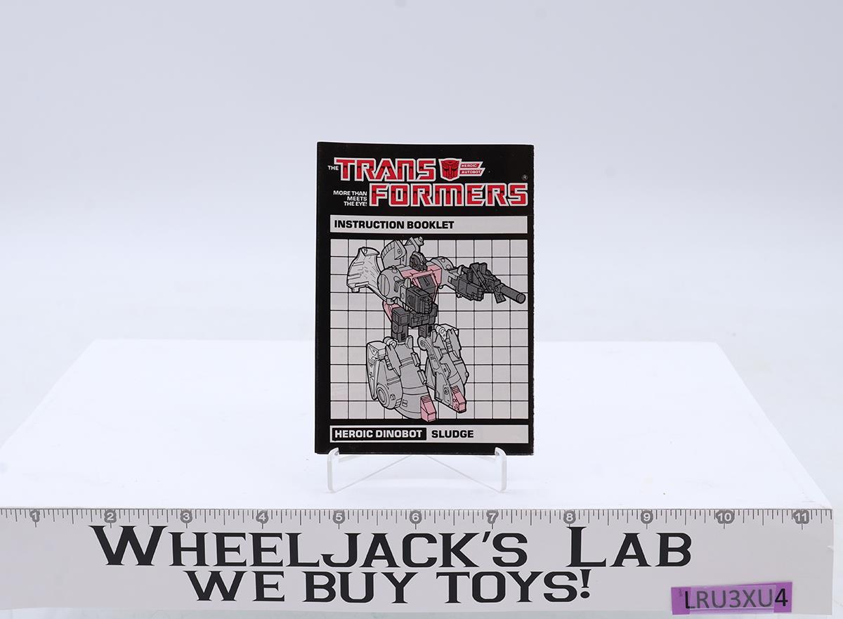 Sludge 100% Complete 1985 Vintage Hasbro Action Figure G1 Transformers