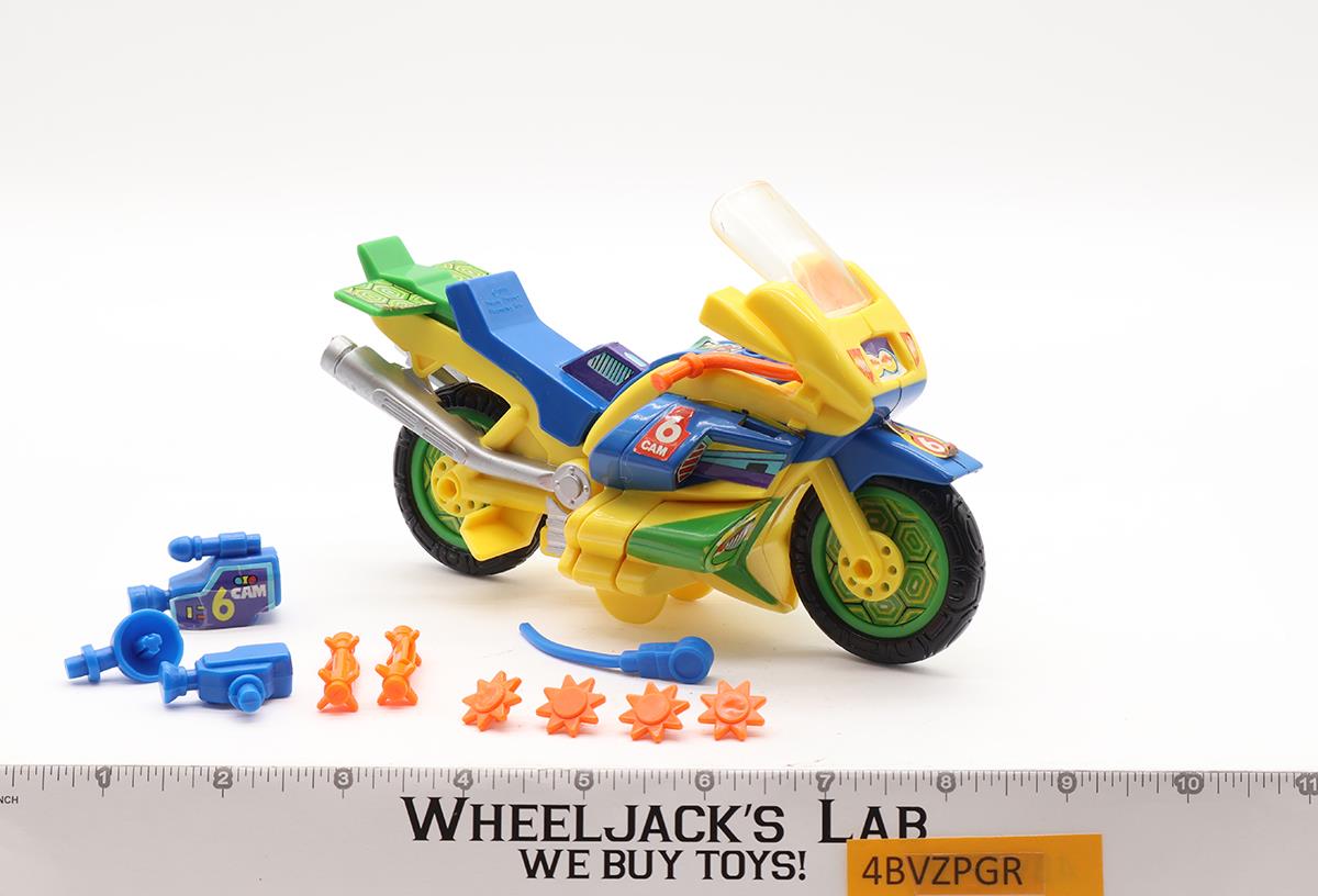 Ninja Newscycle 100% Complete Teenage Mutant Ninja Turtles TMNT 1991 Playmates