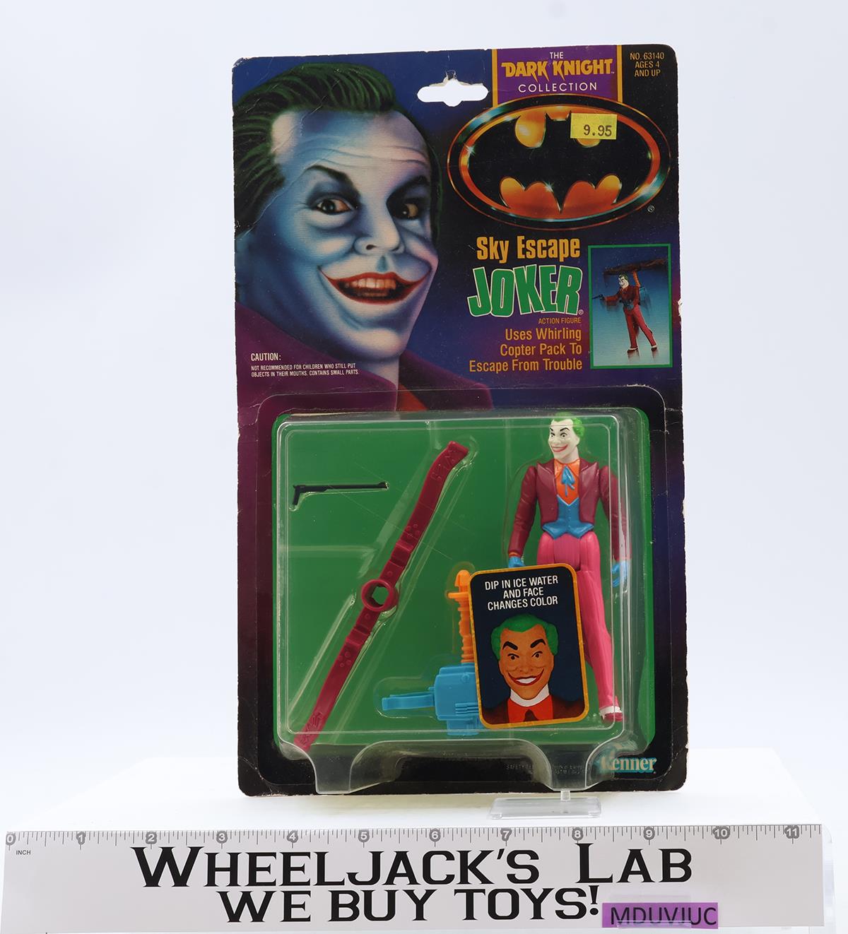 Sky Escape Joker Batman The Dark Knight Collection 1990 Kenner Figure NEW SEALED