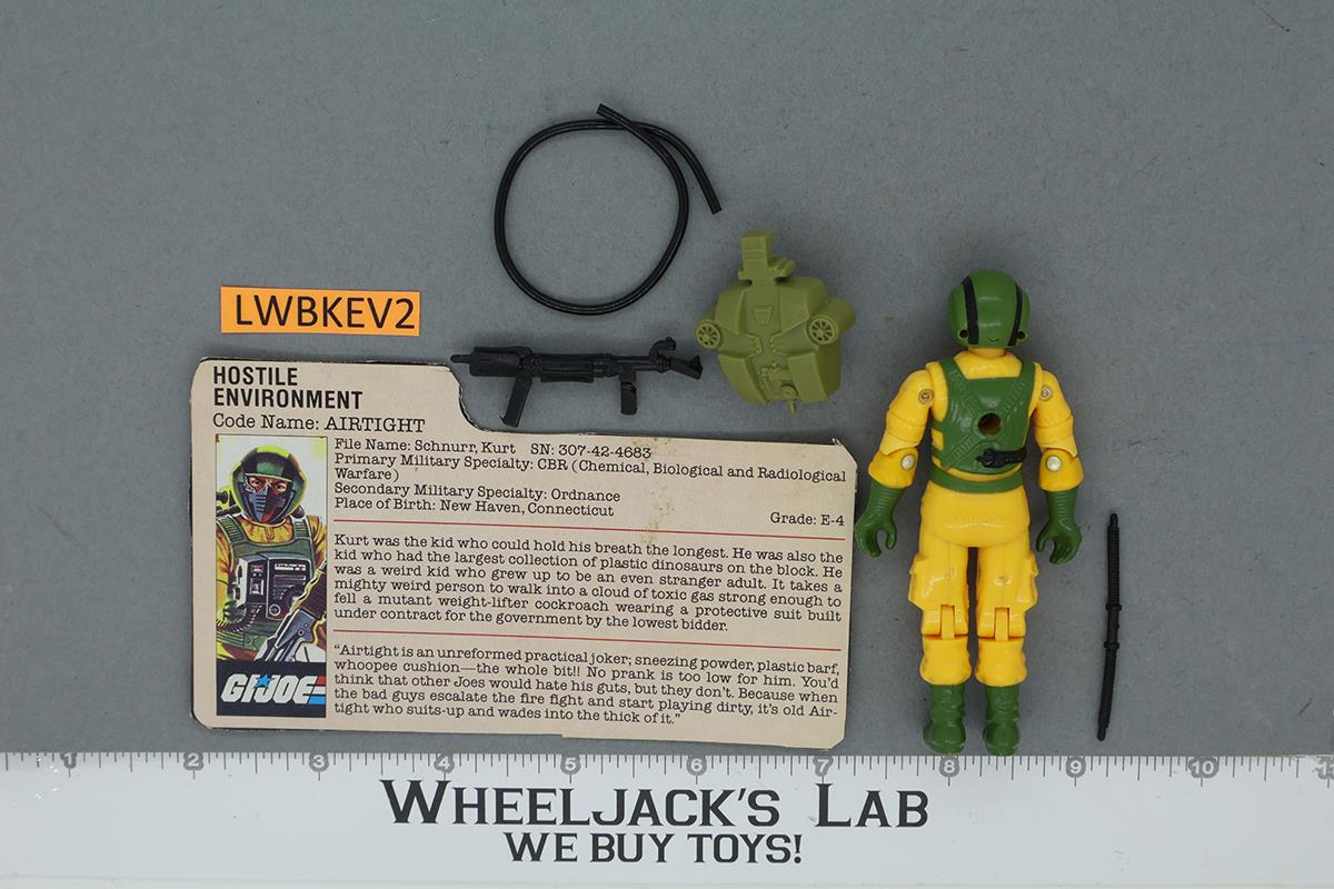 Airtight V1 100% Complete G.I. Joe 1985 Hasbro Vintage Action Figure