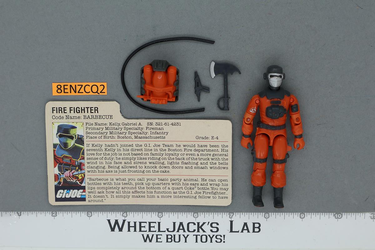 Barbecue V1 100% Complete G.I. Joe 1985 Hasbro Vintage Action Figure