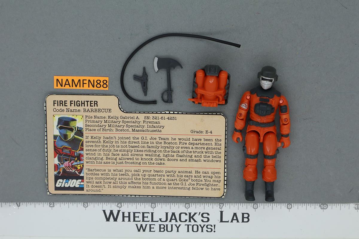 Barbecue V1 100% Complete G.I. Joe 1985 Hasbro Vintage Action Figure