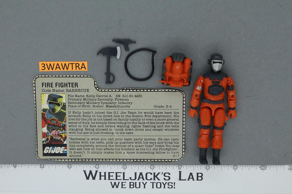 Barbecue V1 100% Complete G.I. Joe 1985 Hasbro Vintage Action Figure