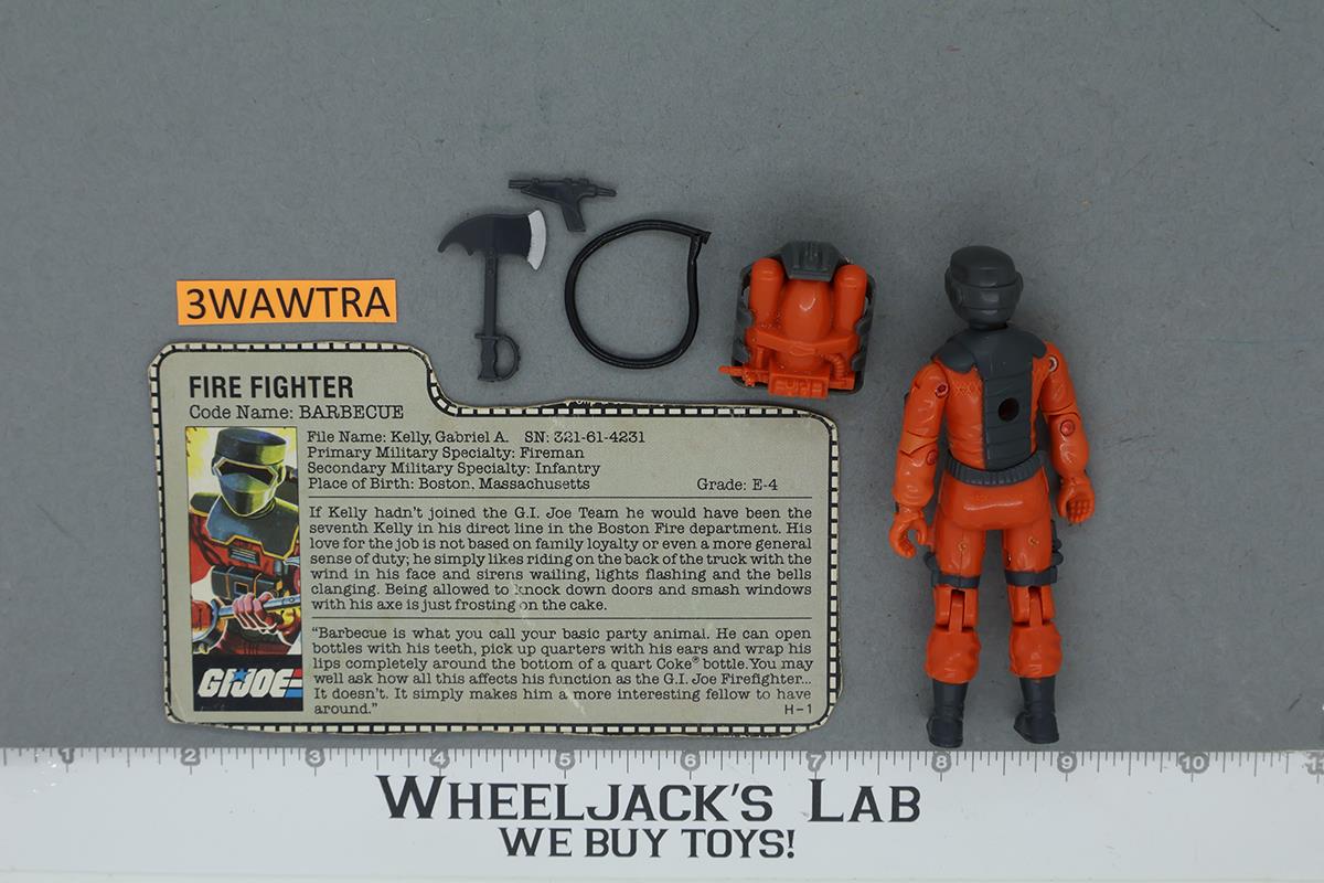 Barbecue V1 100% Complete G.I. Joe 1985 Hasbro Vintage Action Figure