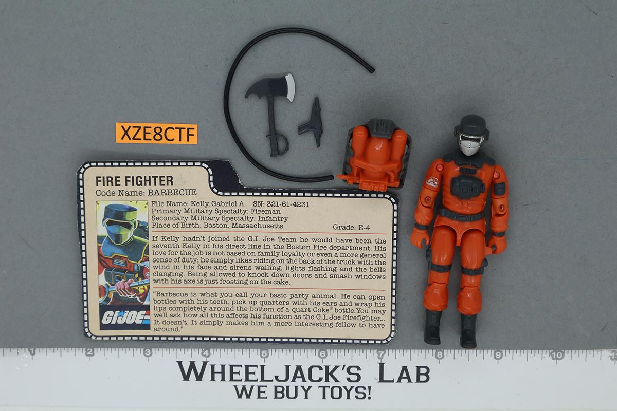 Barbecue V1 100% Complete G.I. Joe 1985 Hasbro Vintage Action Figure