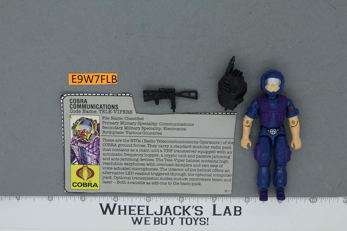 Tele-Vipers V1 G.I. Joe 1985 Hasbro Vintage Action Figure