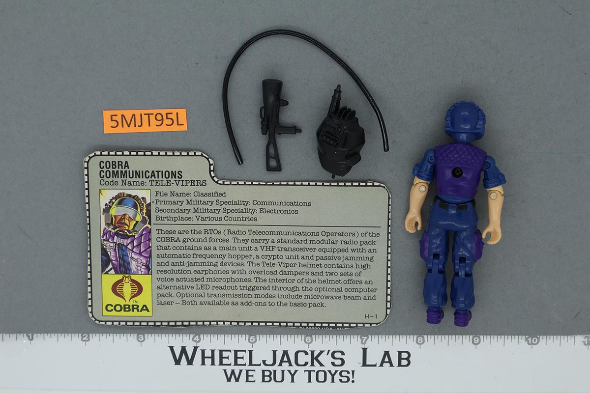 Tele-Vipers V1 100% Complete G.I. Joe 1985 Hasbro Vintage Action Figure