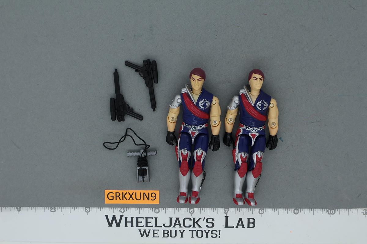 Tomax & Xamot V1 100% Complete G.I. Joe 1985 Hasbro Vintage Action Figure